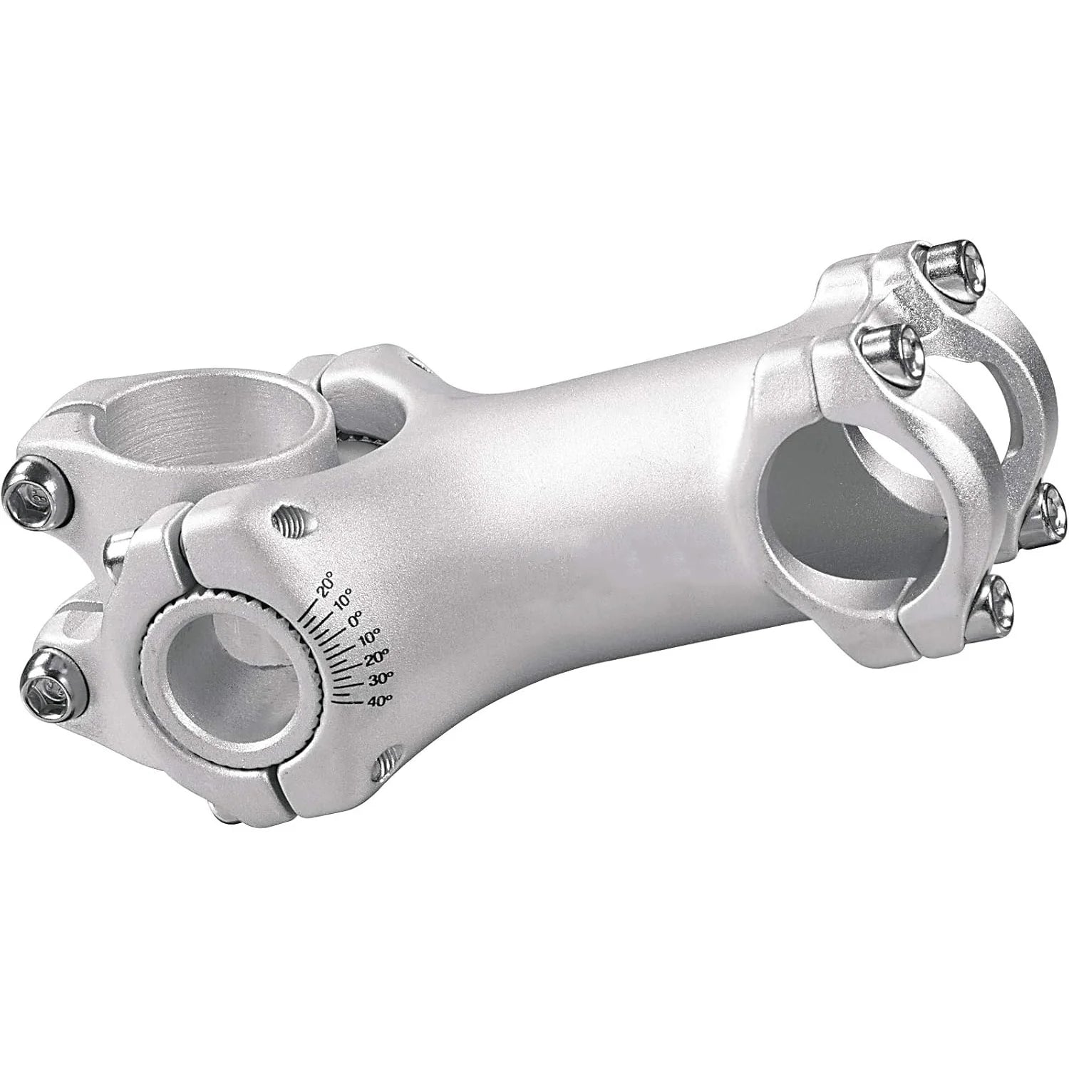 Silver Aluminum Alloy Handlebar Stem – 28.6mm | 100mm Forward Reach