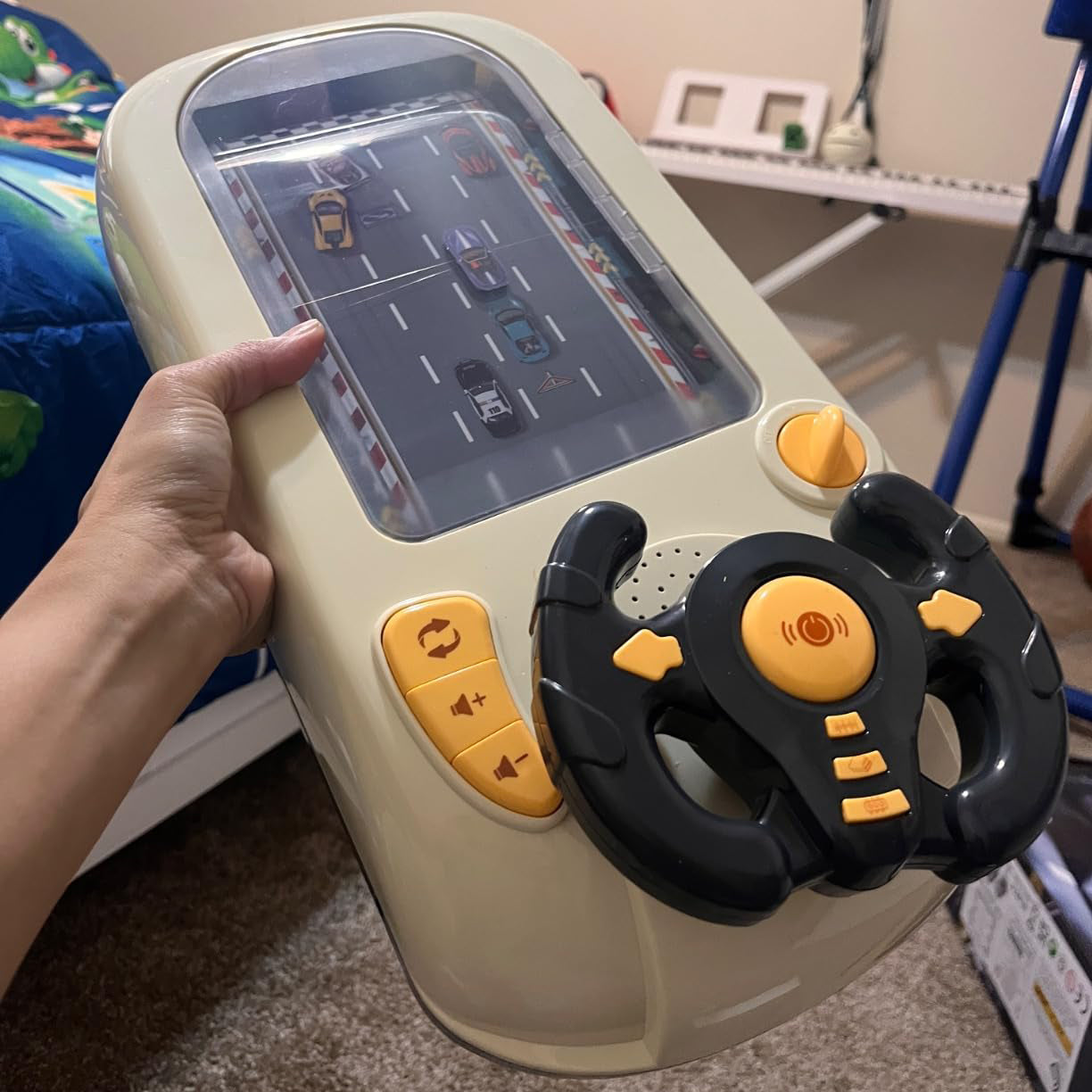 Musical Racing Steering Wheel Toy for Kids