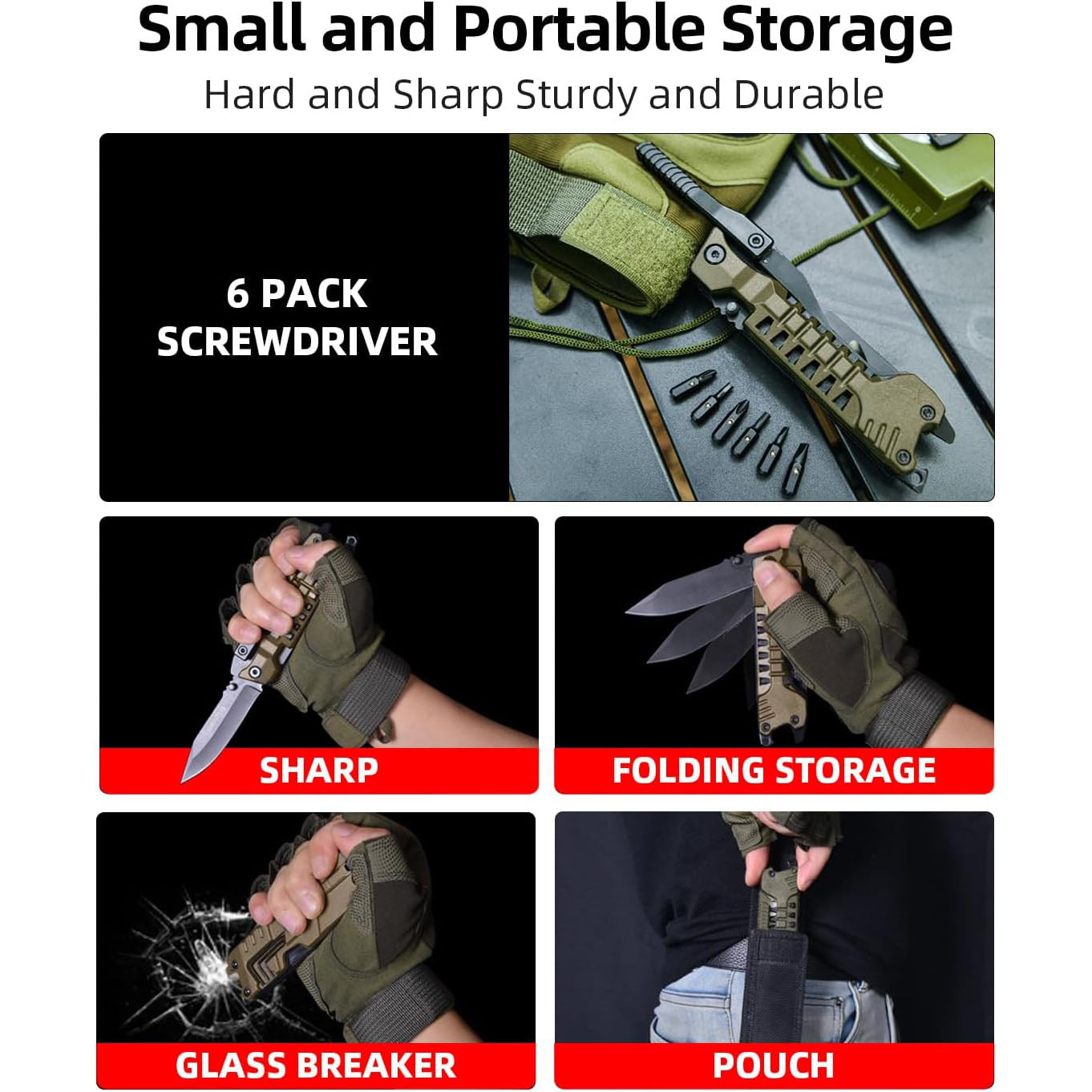 17-in-1 Multitool Knife – Camping & Survival Tool