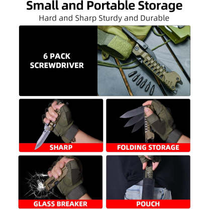 17-in-1 Multitool Knife – Camping & Survival Tool