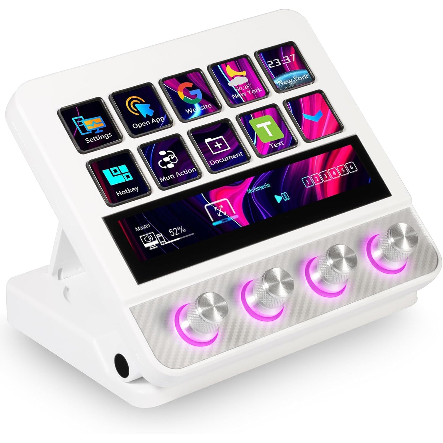 Streaming Controller Soundboard Keyboard – Custom Macro Keypad with LCD Display