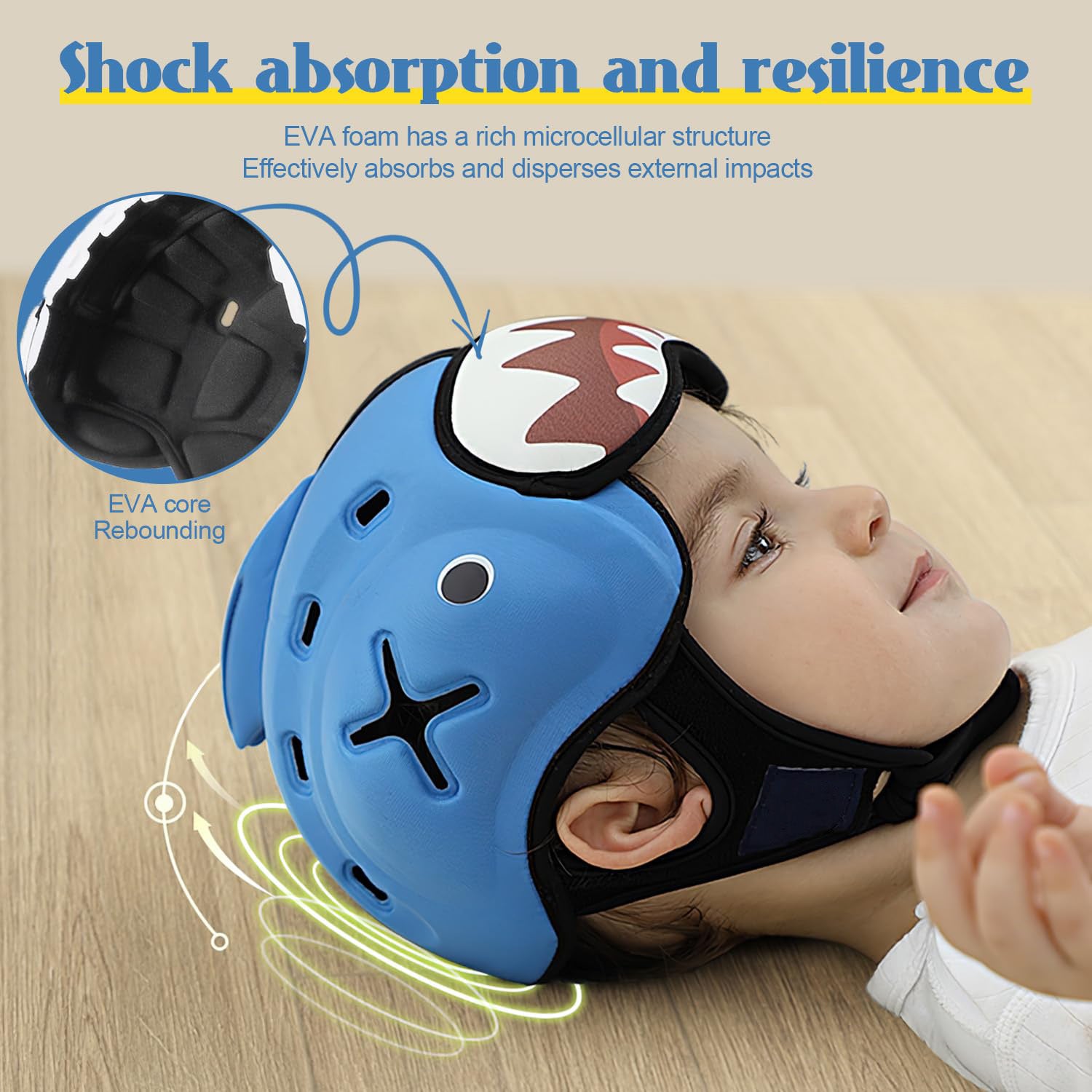 Baby Head Protection Helmet – Breathable & Lightweight