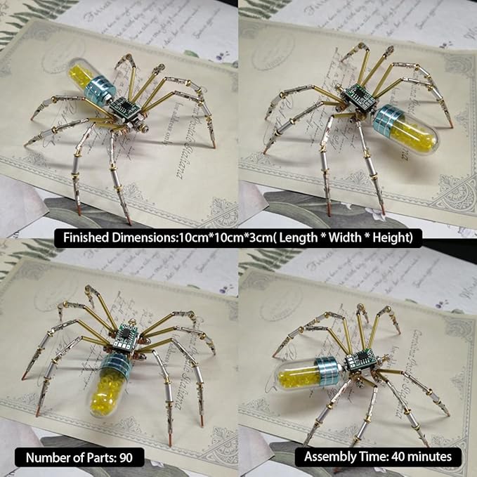 DIY Mechanical Spider Kit - Multiple Options Available