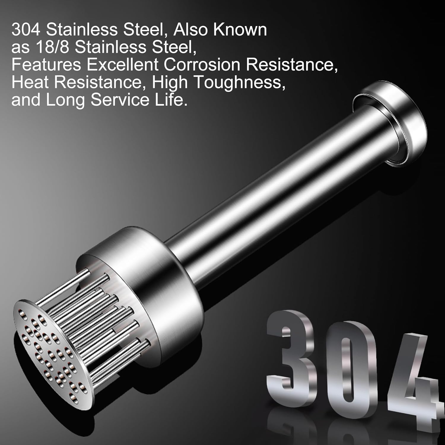 Stainless Steel 21-Needle Meat Tenderizer