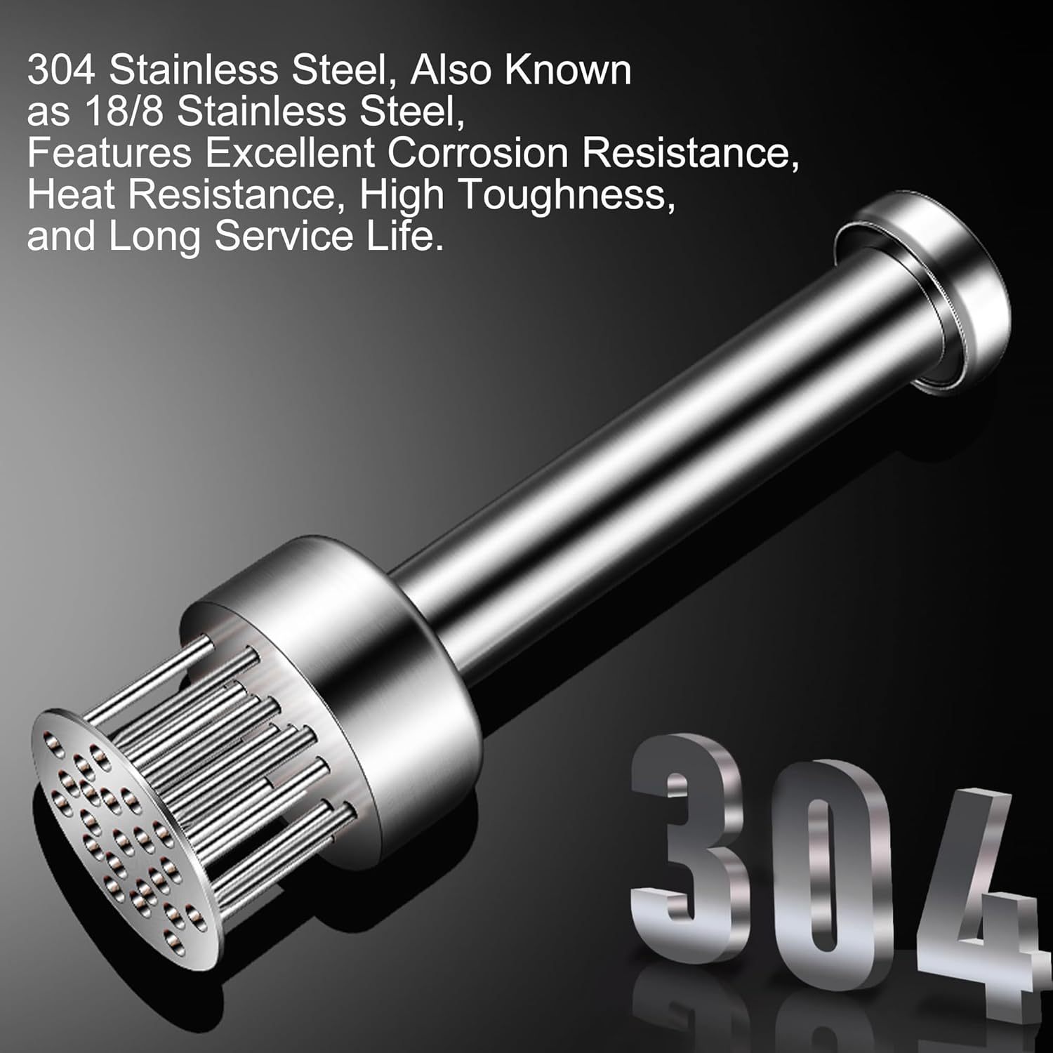 Stainless Steel 21-Needle Meat Tenderizer