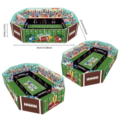 All-in-One Football Snack Stadium | Ultimate Game Day Serving Tray Set 🏈🎉