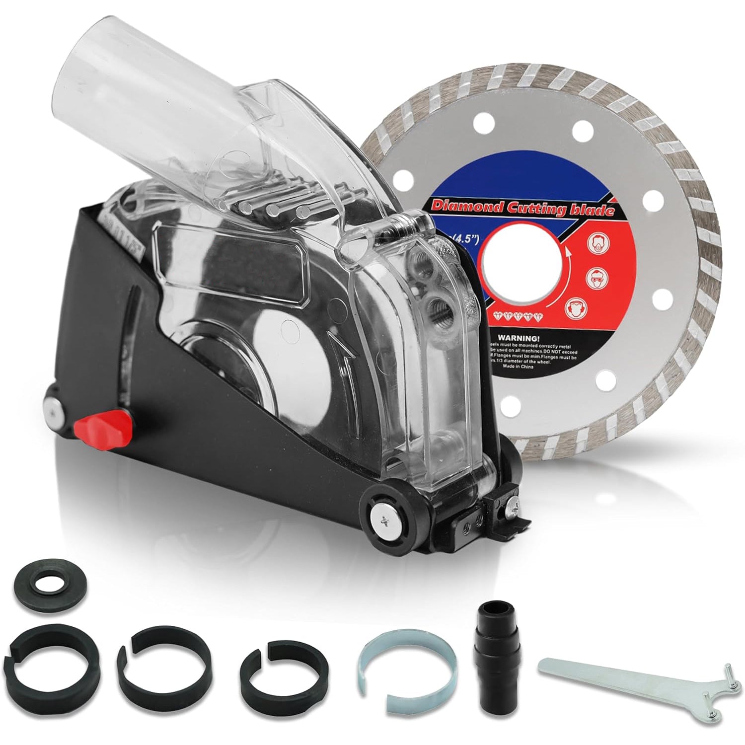 Cutting Guard Dust Collection Cover – 5" & 4-1/2" Angle Grinder Dust Shield