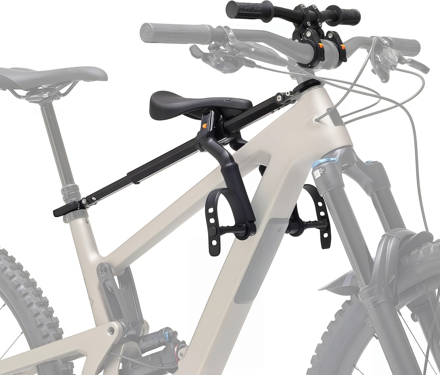 Mountain bike safety seat