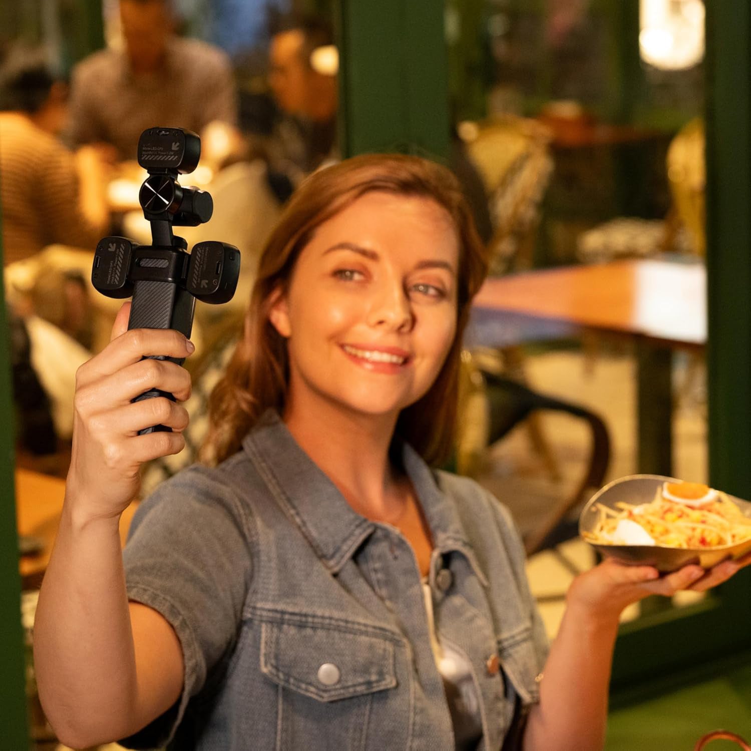 Magnetic Fill Light for DJI Osmo Pocket 3 – Rechargeable Mini LED with Accessories