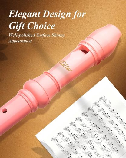 Soprano recorder for beginners, German fingering in C major