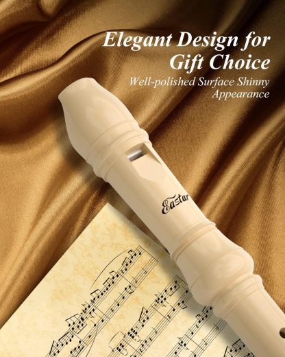 Soprano recorder for beginners, German fingering in C major