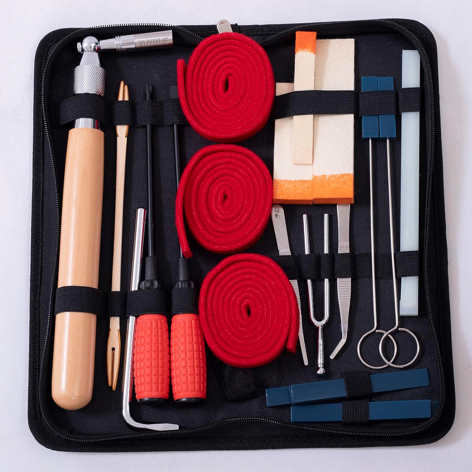 Professional Piano Tuning Tool Kit with Extendable Tuning Wrench
