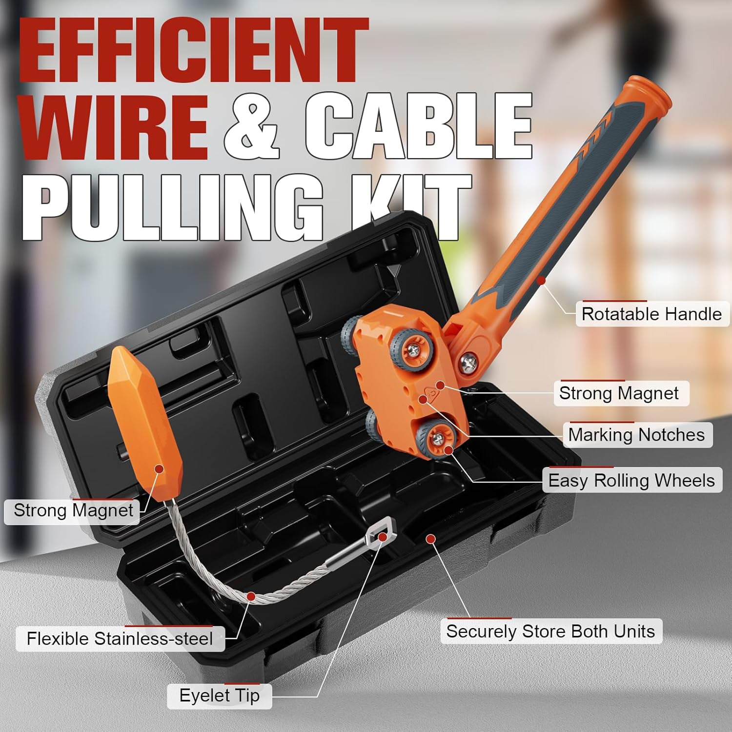 Magnetic Wire Puller for Electrical Wiring – Rare-Earth Magnets