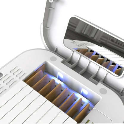 Electric UV disinfection and cleaning reed box