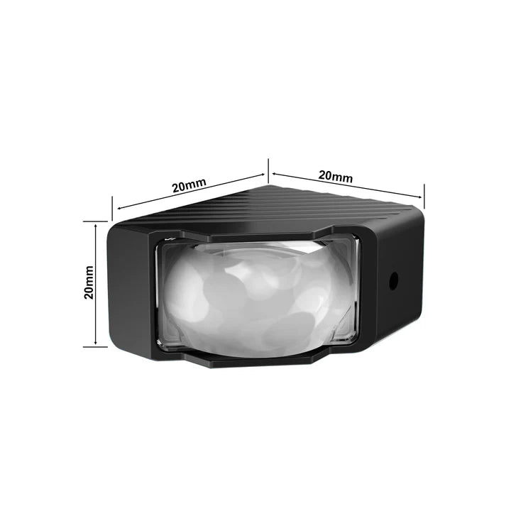 Mini grille 45-degree angle lights
