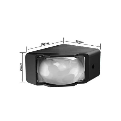 Mini grille 45-degree angle lights