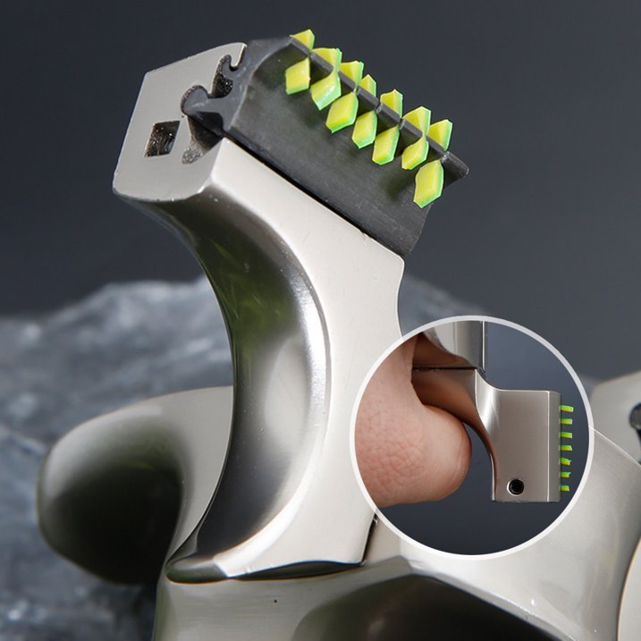 Professional Steel Slingshot – Quick-Release Clamp with Lightweight Aluminum Handle