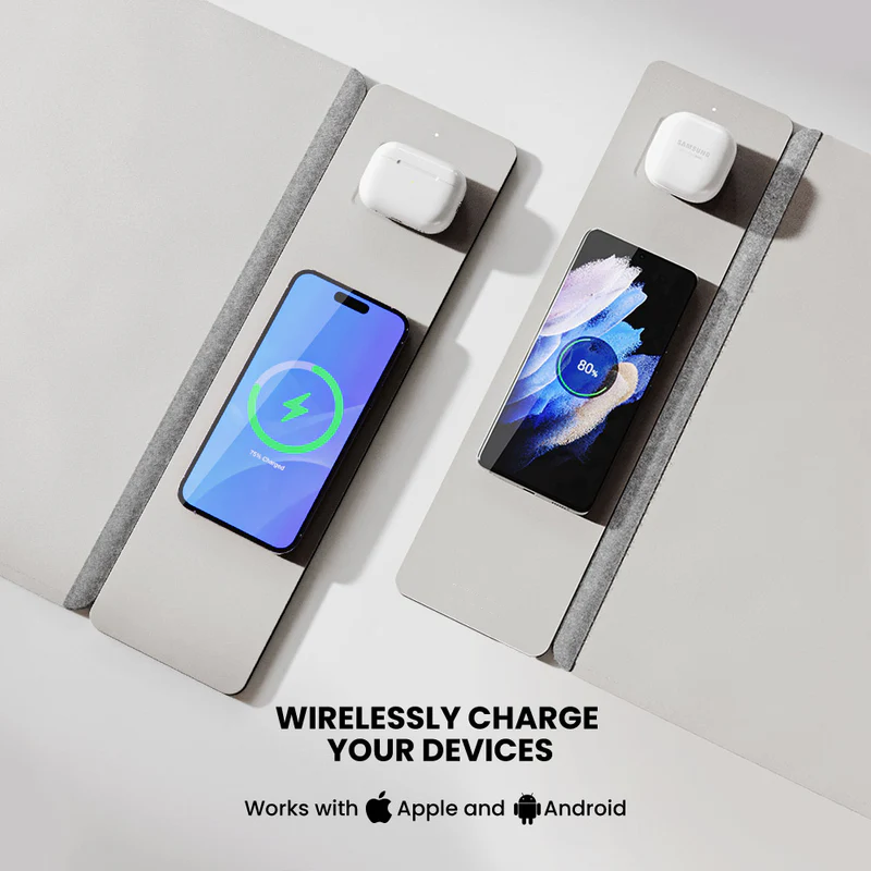 Wireless Charging Desk Mat | 2x Faster Wireless Charging