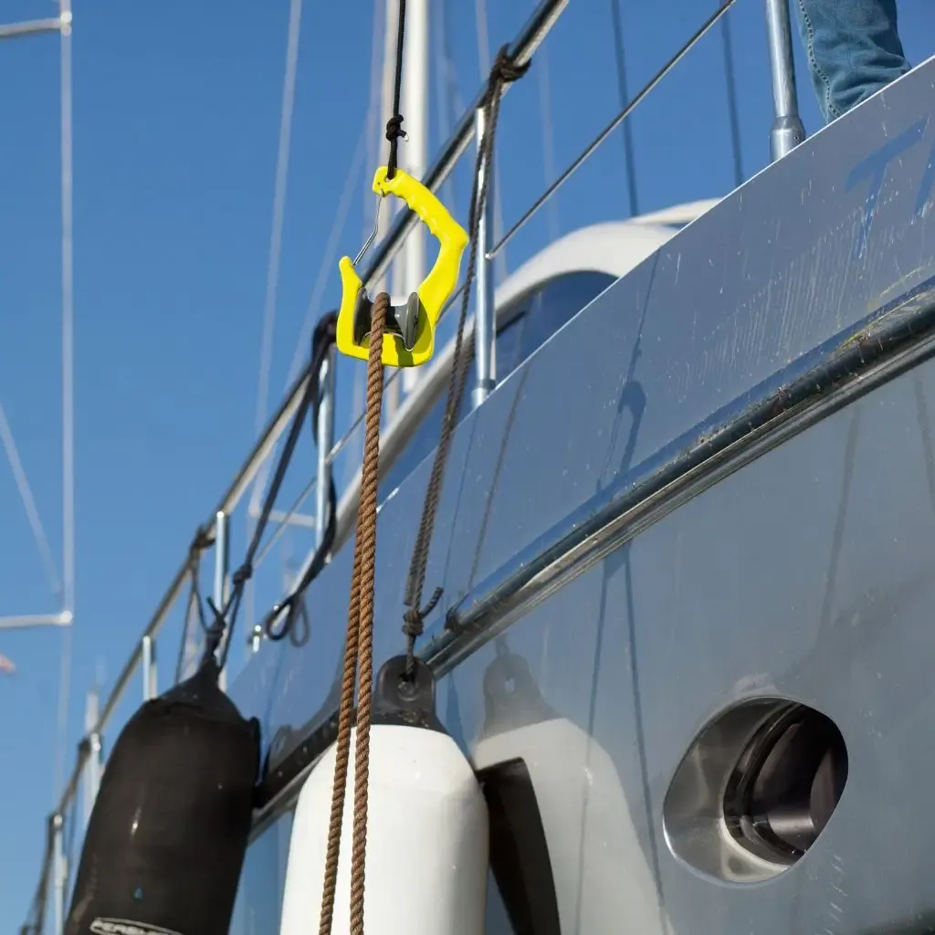 Rope Extender Hook – Single-Handed Mooring Line Tool for Boats 8m+ ⛵🧵✨