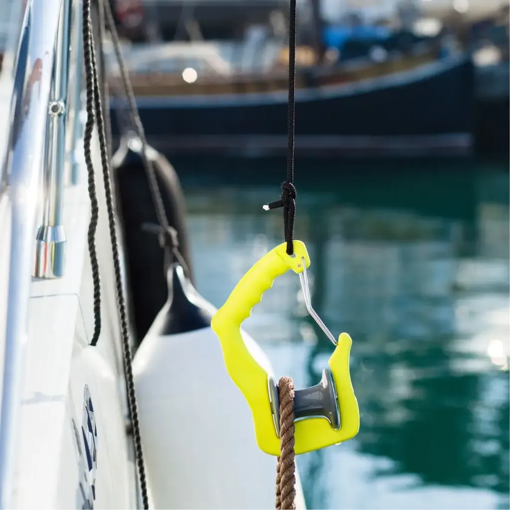 Rope Extender Hook – Single-Handed Mooring Line Tool for Boats 8m+ ⛵🧵✨