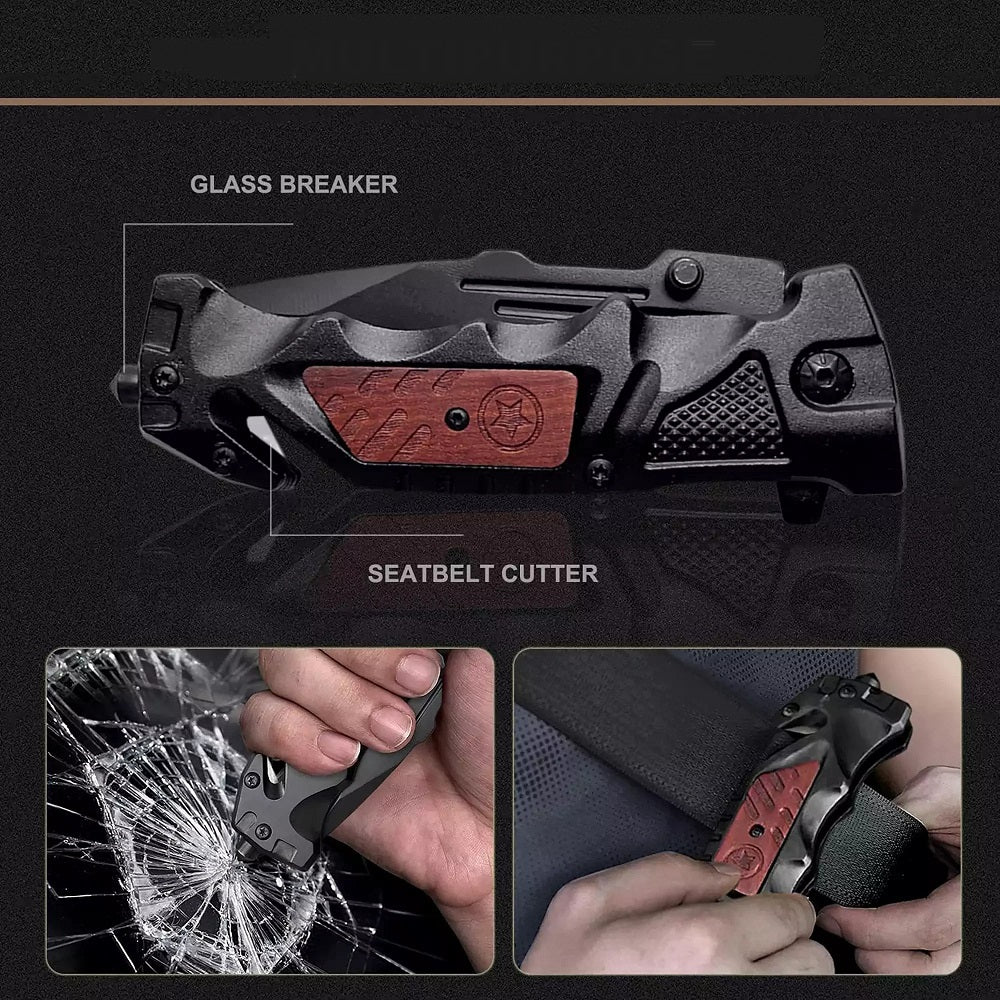 Tactical Target Black Knife Series | Foldable Design