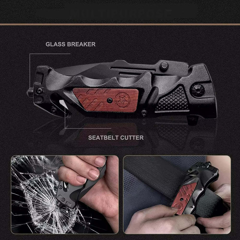 Tactical Target Black Knife Series | Foldable Design