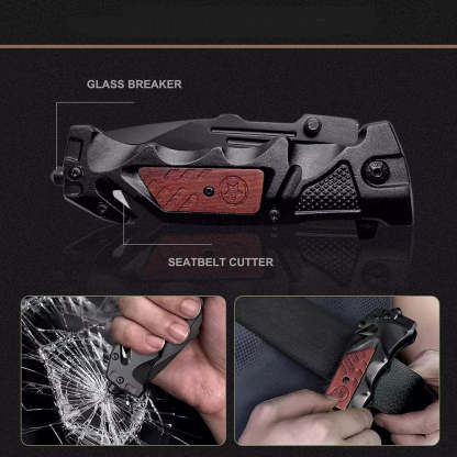 Tactical Target Black Knife Series | Foldable Design