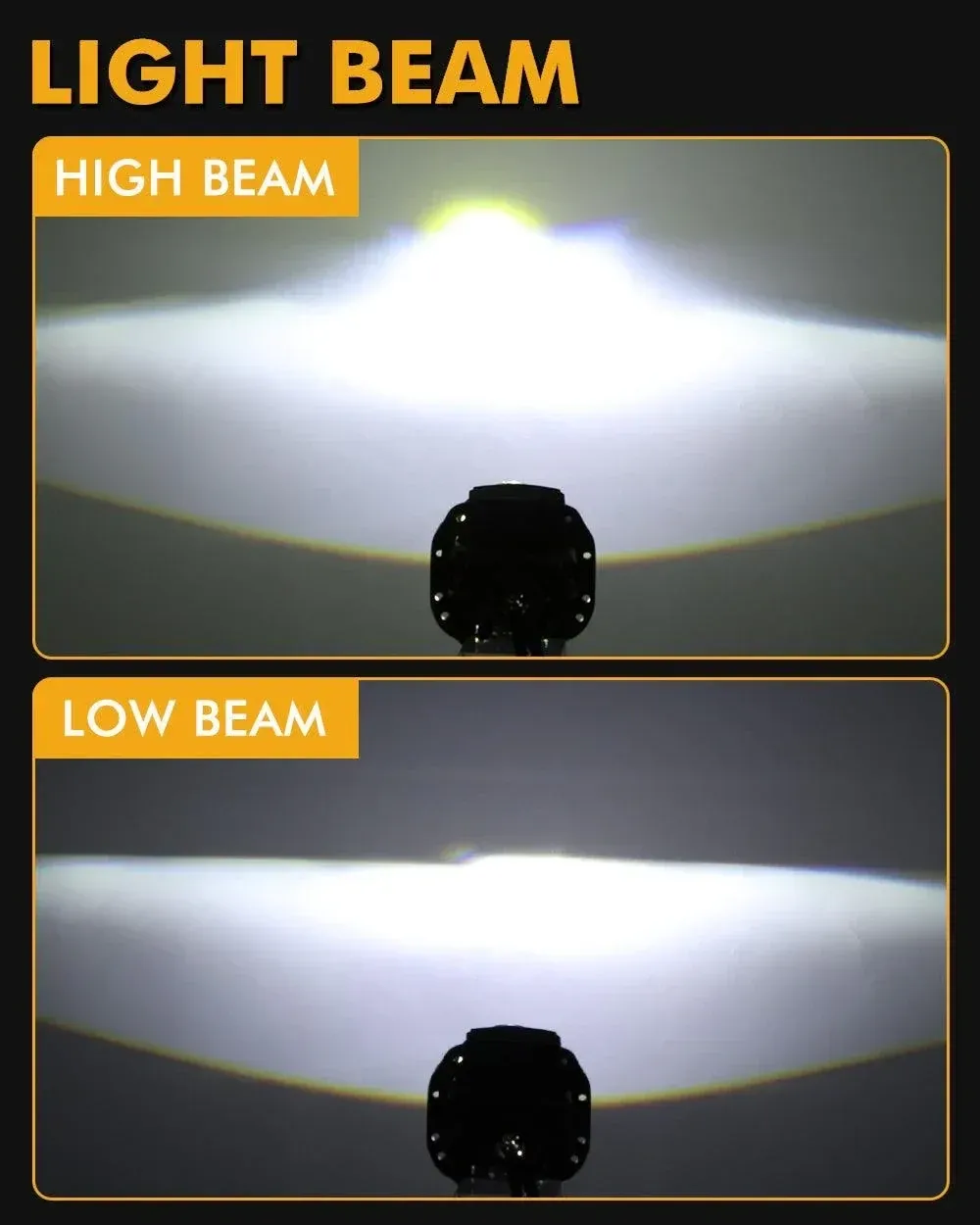 2.5" Bi‑LED Laser Projector Headlight Upgrade – High‑Output Hi/Lo Beam System 🔦🚗✨