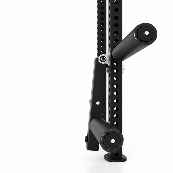Rack-Mounted Leg Extension & Curl Attachment – Multi-Function Home Gym Trainer