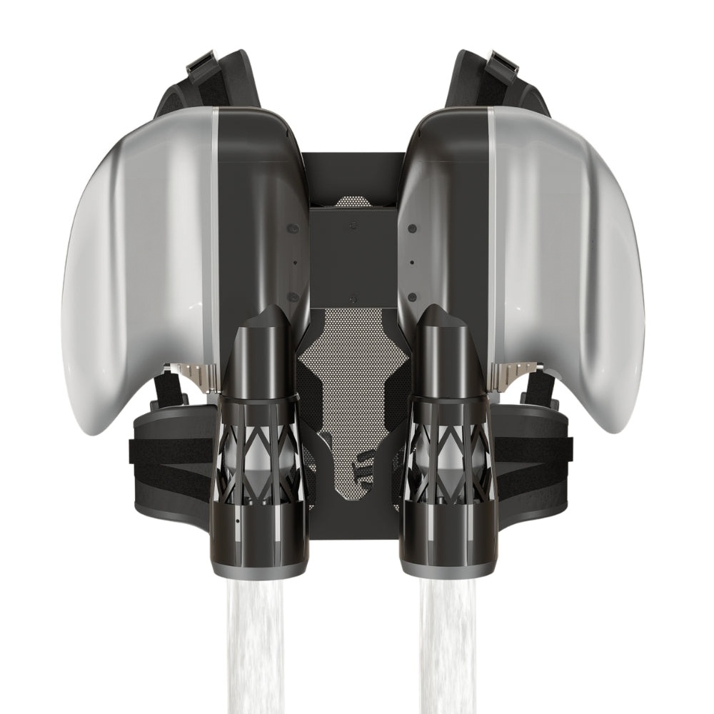 Wearable Underwater Jetpack – Hands-Free Diver Propulsion System with Motorized Pectoral Fins