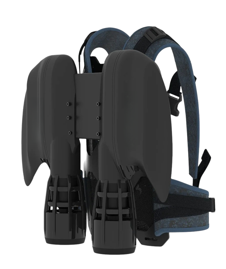 Wearable Underwater Jetpack – Hands-Free Diver Propulsion System with Motorized Pectoral Fins