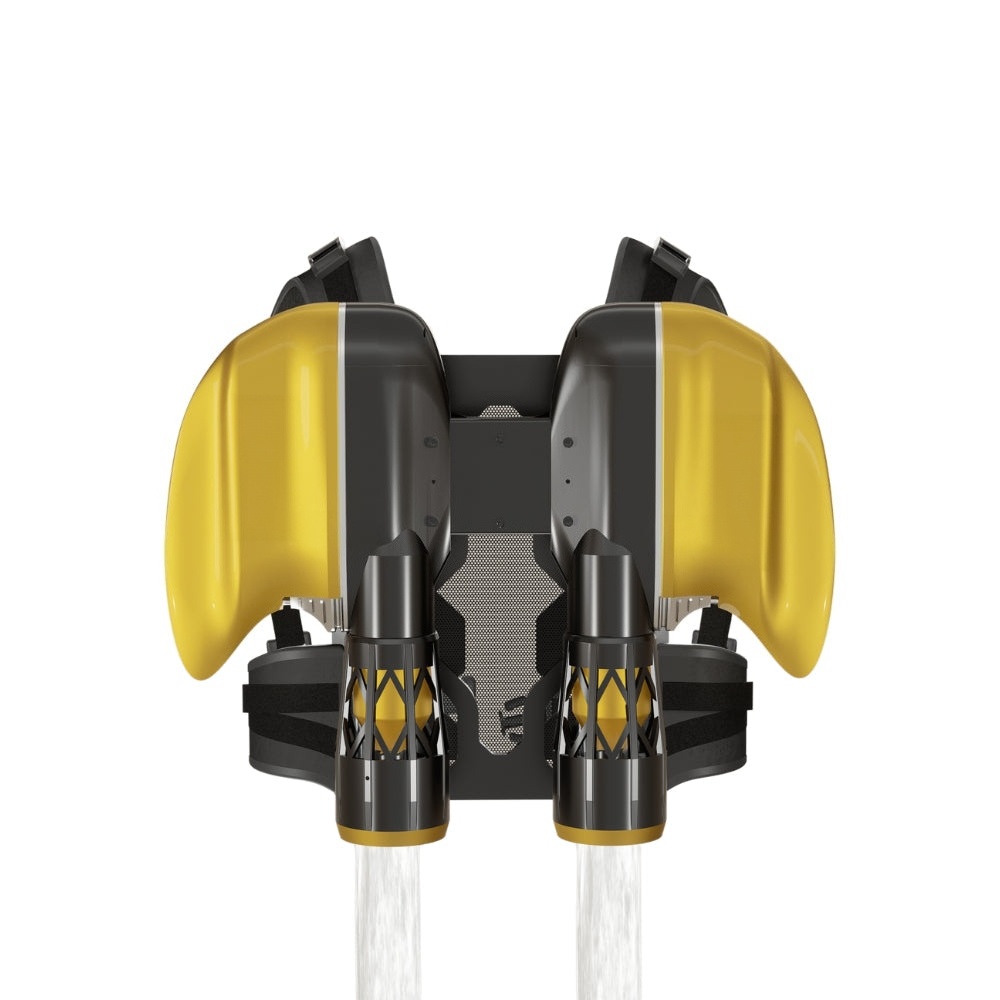 Wearable Underwater Jetpack – Hands-Free Diver Propulsion System with Motorized Pectoral Fins