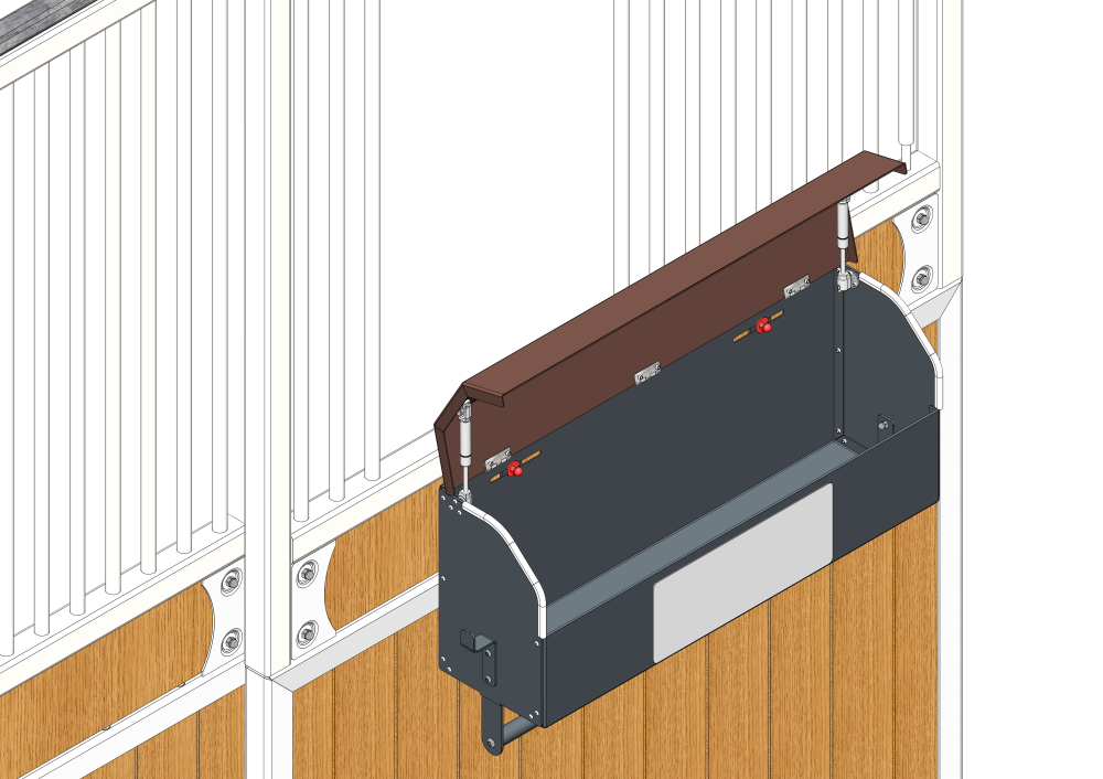 Horse Stall Storage Organizer – Heavy-Duty Metal Tack & Grooming Cabinet