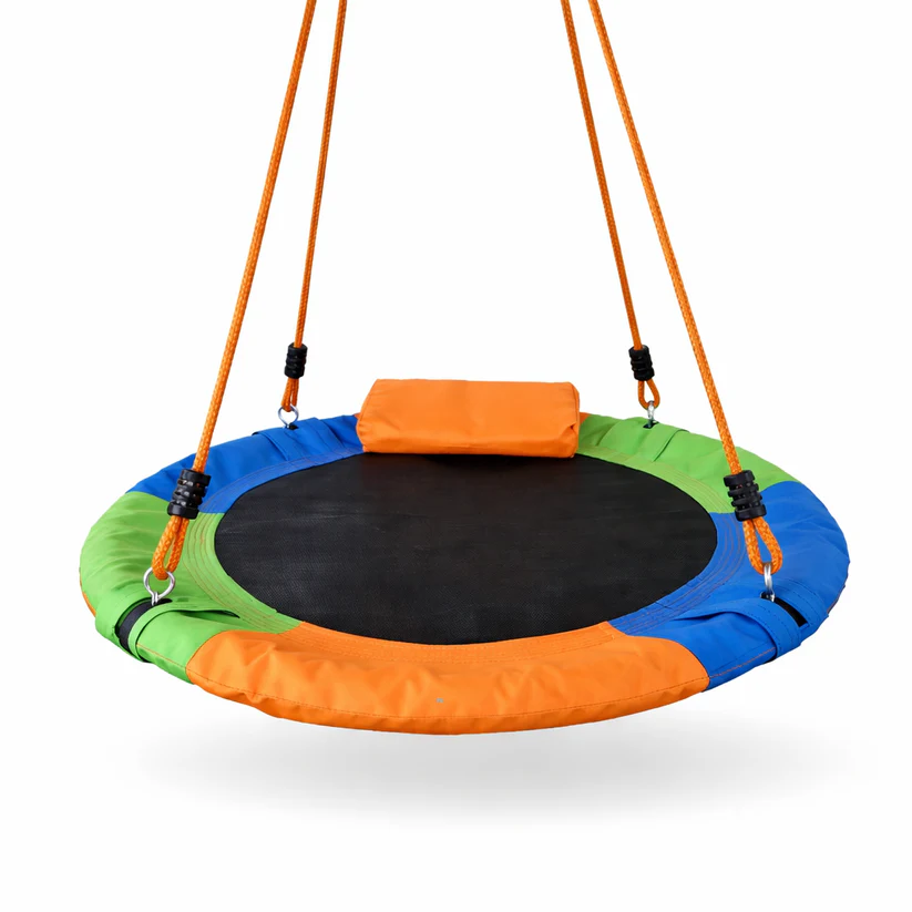 Nest Swing – Heavy-Duty 550 lbs Capacity Round Platform for Indoor & Outdoor