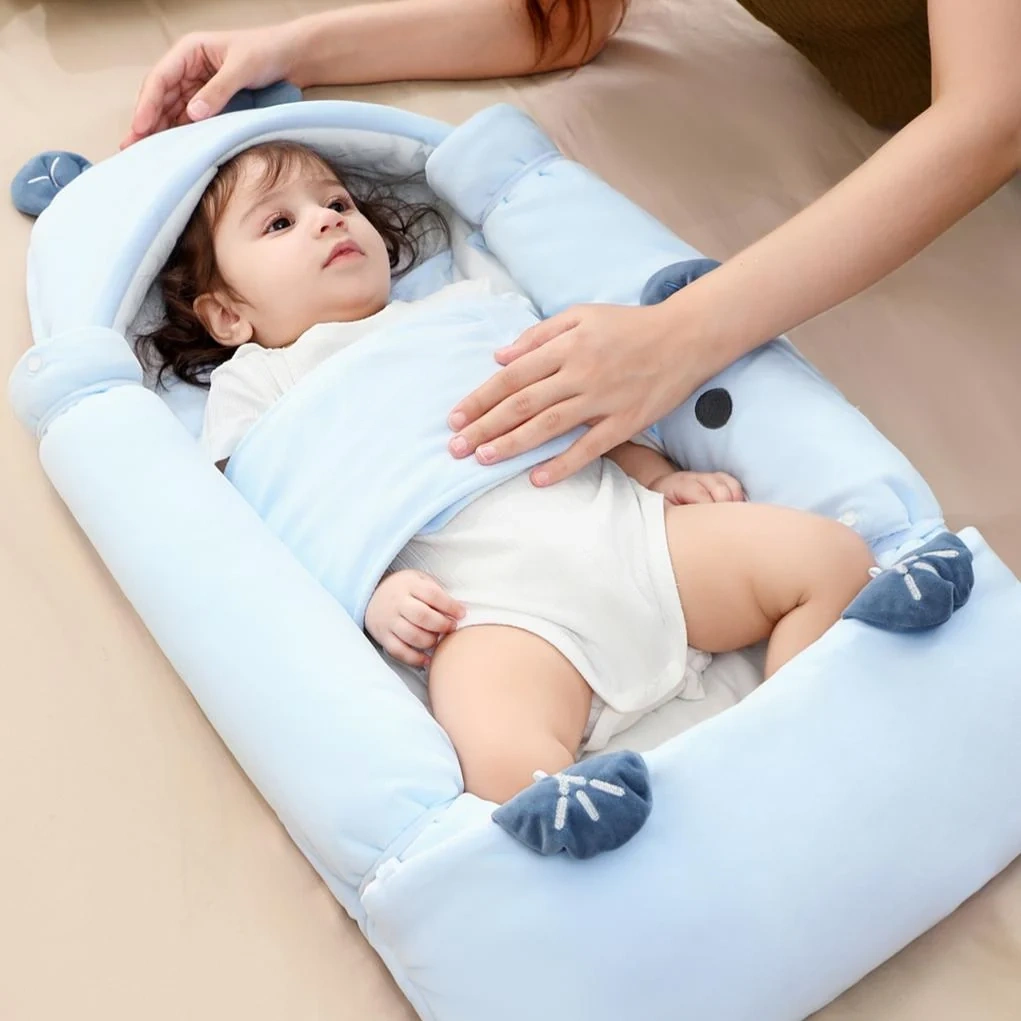 Temperature-Indicating Baby Swaddle Blanket – 3-in-1 Wrap & Stroller Footmuff