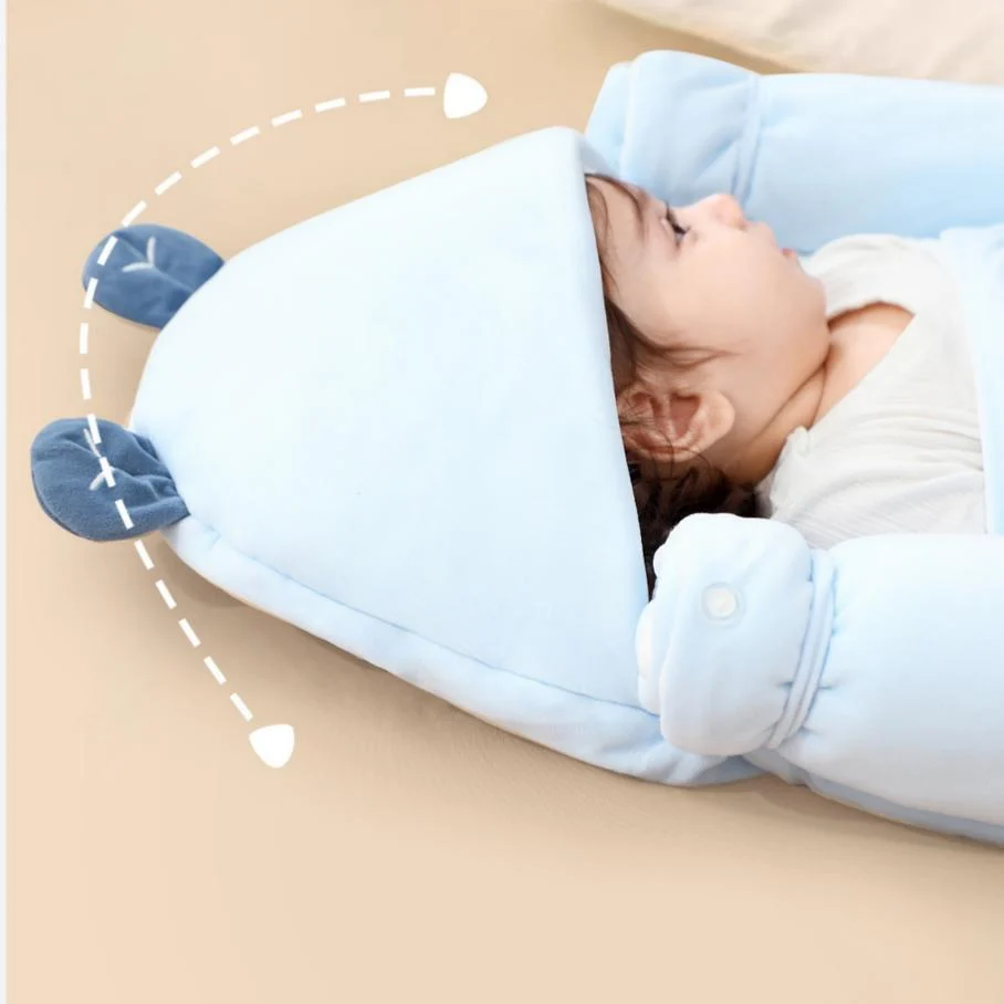 Temperature-Indicating Baby Swaddle Blanket – 3-in-1 Wrap & Stroller Footmuff