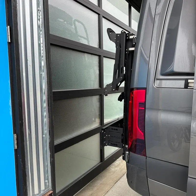 Panel Mount Bike Rack – Foldable Vertical Hanger for Vans & SUVs 🚐🚲⚡