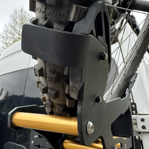 Panel Mount Bike Rack – Foldable Vertical Hanger for Vans & SUVs 🚐🚲⚡