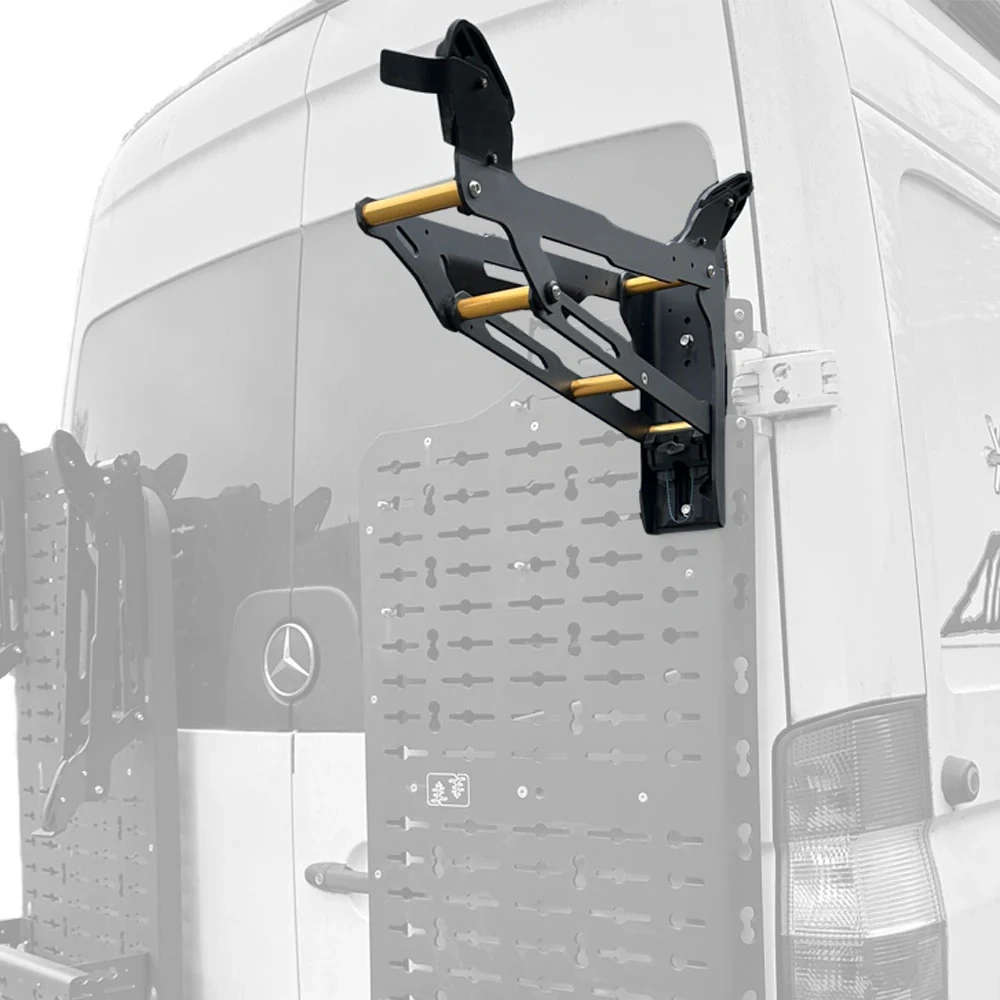Panel Mount Bike Rack – Foldable Vertical Hanger for Vans & SUVs 🚐🚲⚡