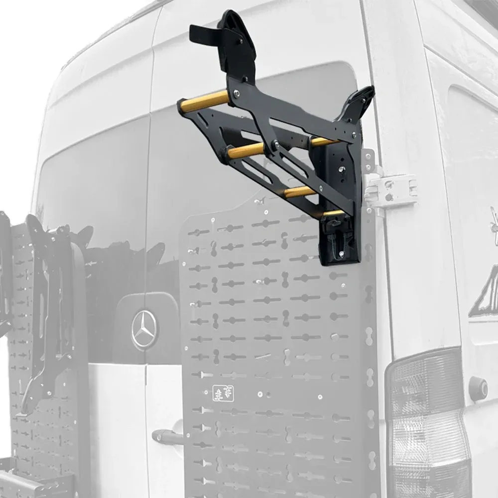Panel Mount Bike Rack – Foldable Vertical Hanger for Vans & SUVs 🚐🚲⚡