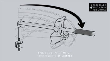 Rotary Tire Lever Tool — Bike Tire Removal & Installation Tool