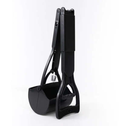 Long Handle Foldable Pet Poop Scoop, No-Bend, Odor-Free Waste Picker for Dogs & Cats