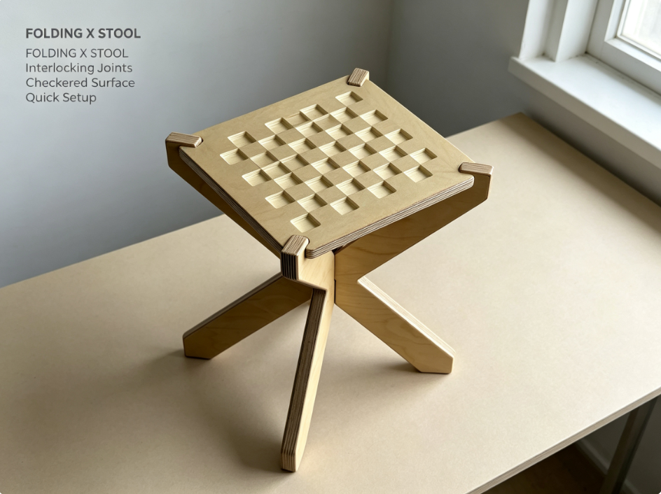Modular Wooden Furniture System – Customizable Shelving, Seating & Storage 🧩🏠
