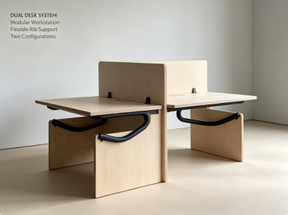 Modular Wooden Furniture System – Customizable Shelving, Seating & Storage 🧩🏠