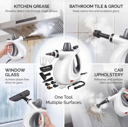 Handheld Steam Cleaner – Chemical-Free Deep Cleaning for Home & Kitchen 💨🧼🏠
