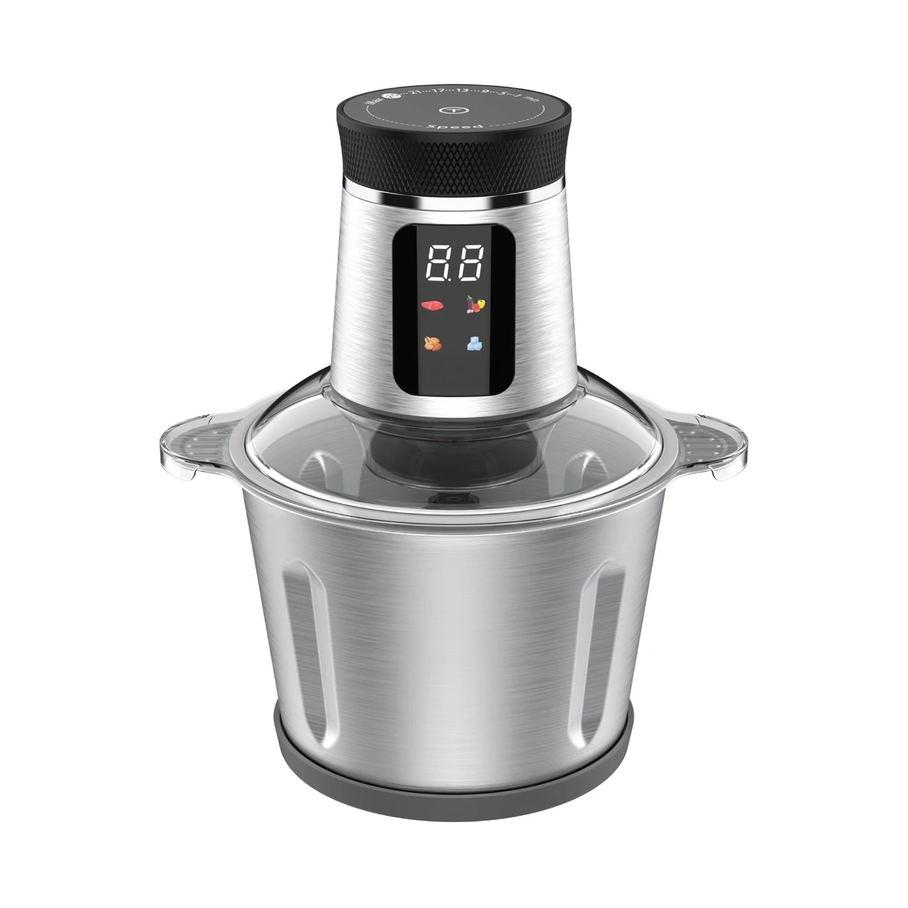 Multifunctional Electric Chopper – 1000W Food Processor with 9-Blade System & Dual 3L Bowls