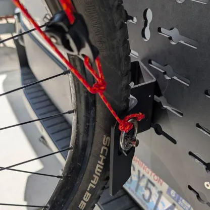 Panel Mount Bike Rack – Foldable Vertical Hanger for Vans & SUVs 🚐🚲⚡