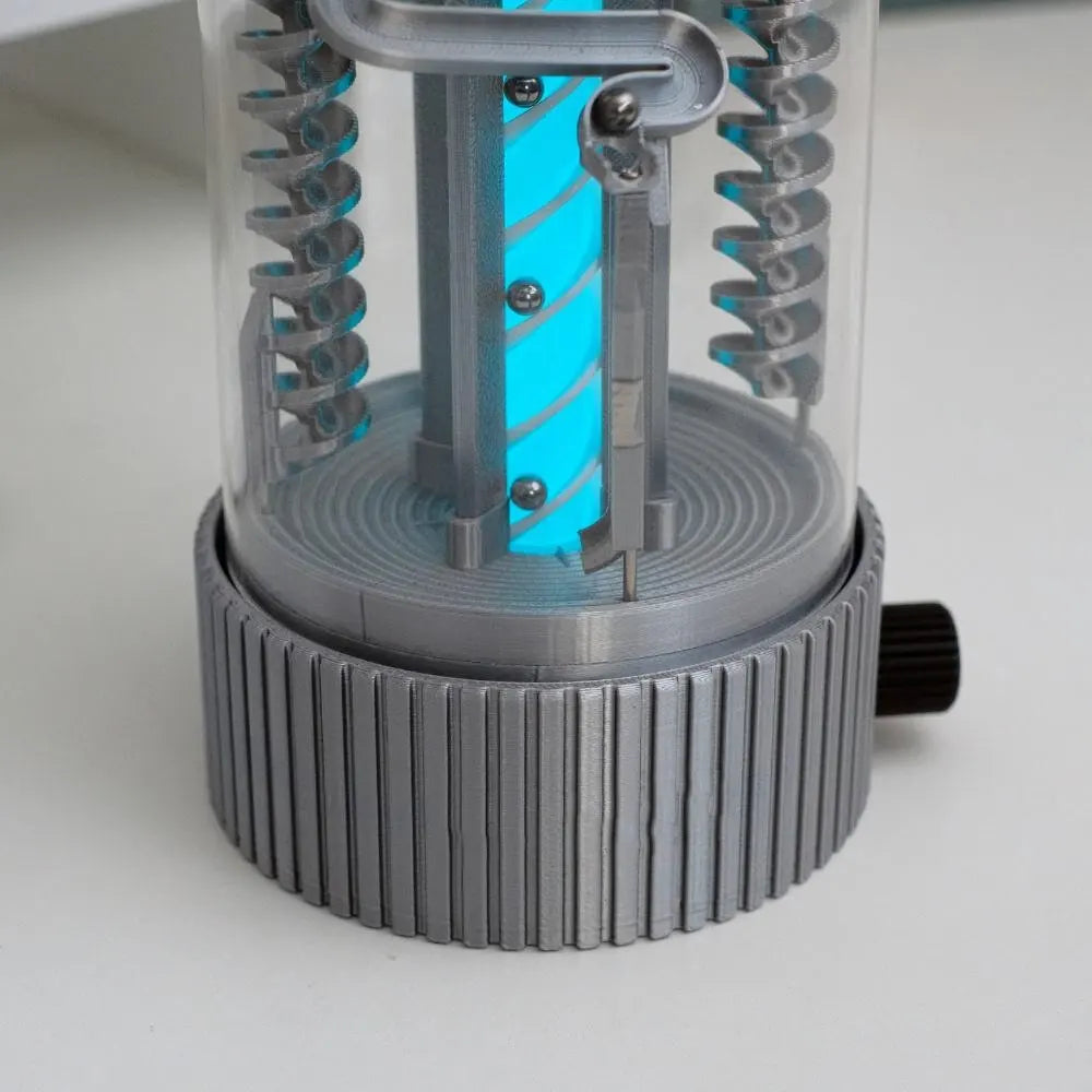 Spinning Pinball RGB Remote Control Night Light – Silver