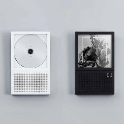 Portable CD Player with Bluetooth 5.1, Built-in Speaker &amp; Wall-Mountable Design, LED Display Anti-Shock Protection