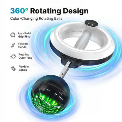 360° Rotating Wrist & Forearm Trainer – Upper Body Strength Tool for Arms